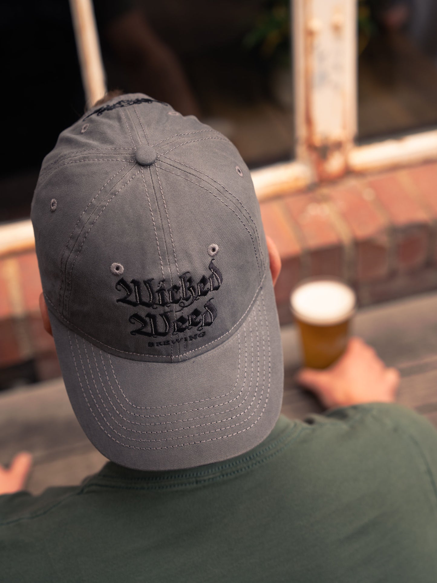 Vintage Wicked Weed Grey Hat