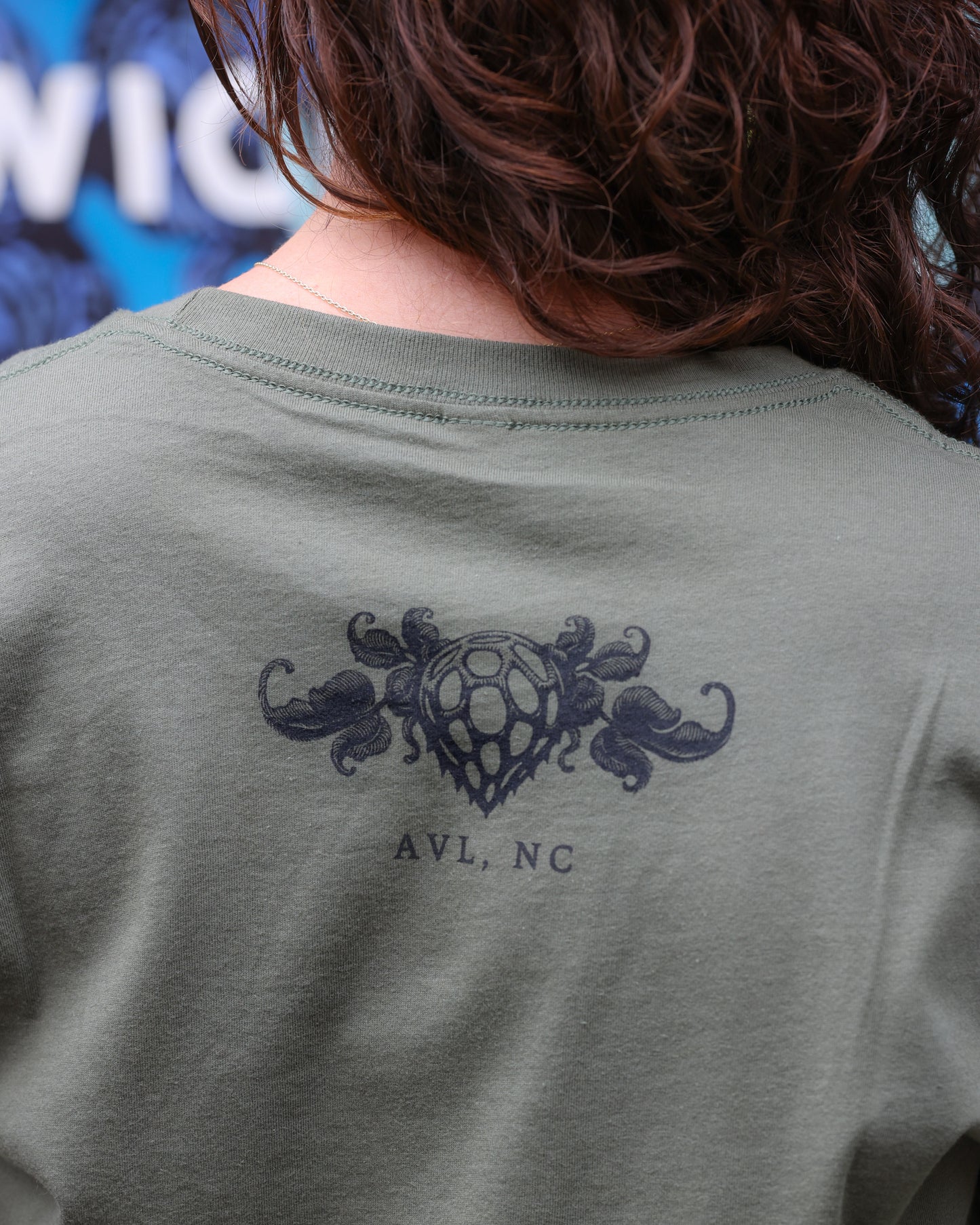 Military Green Logo Tee